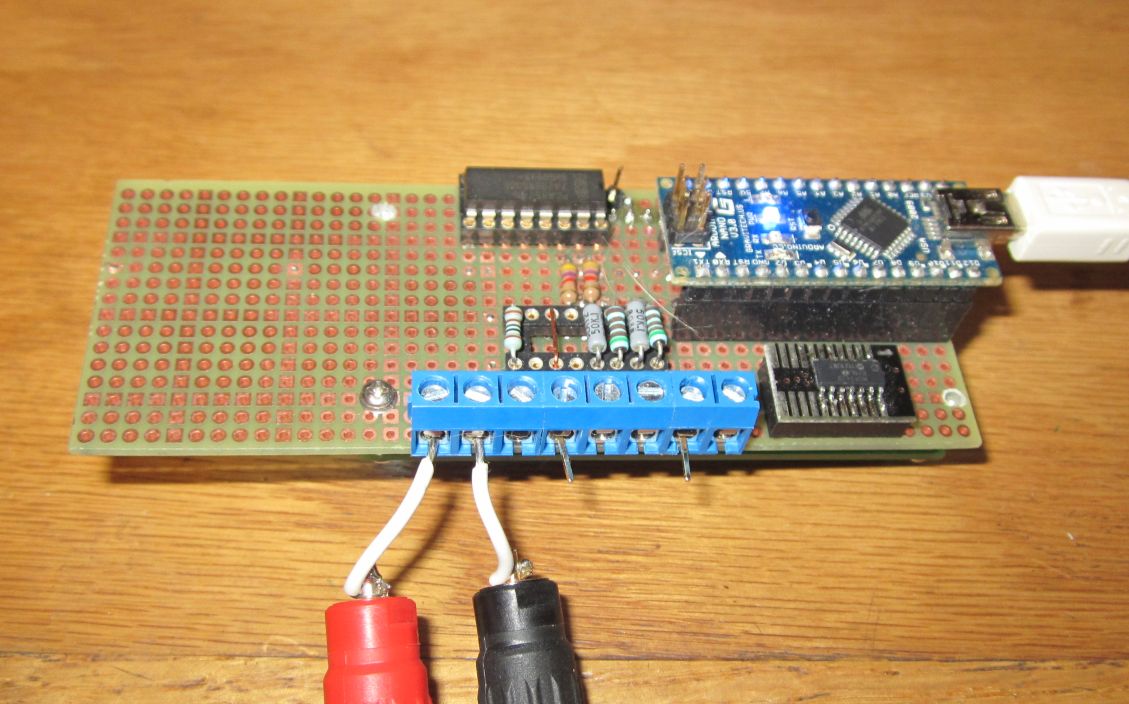 Arduino Panel Meter Rear